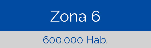 Zona 6. 600.000 Hab.